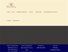 Tablet Screenshot of frenchbakeryhiltonhead.com